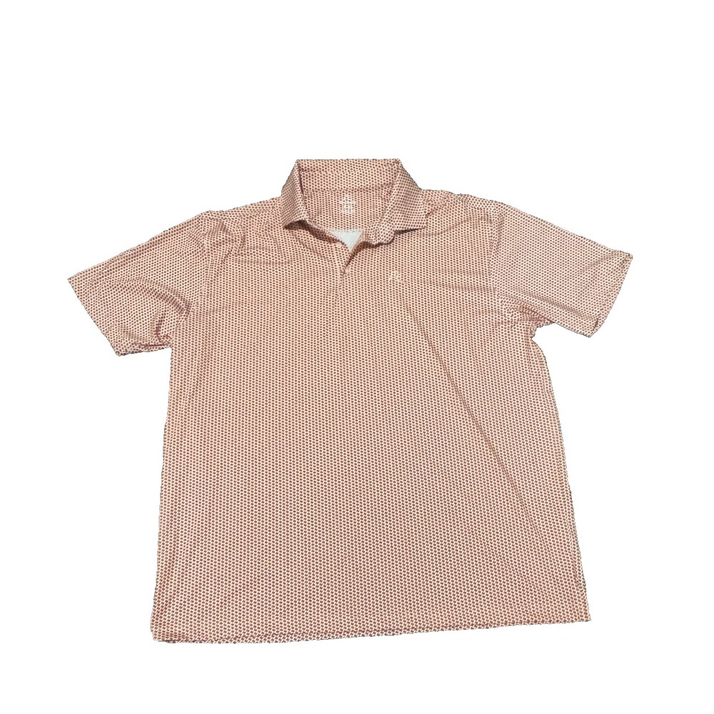 Rhoback Golf Shirt XXL Orange Don't Mess With Texas Polo Golf PickleBall Casual